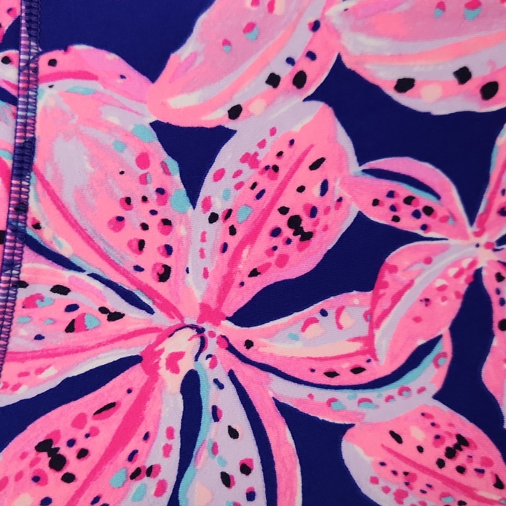 Lilly Pulitzer Colorful Cropped Weekender Luxletic Leggings Size S - Picture 4 of 9